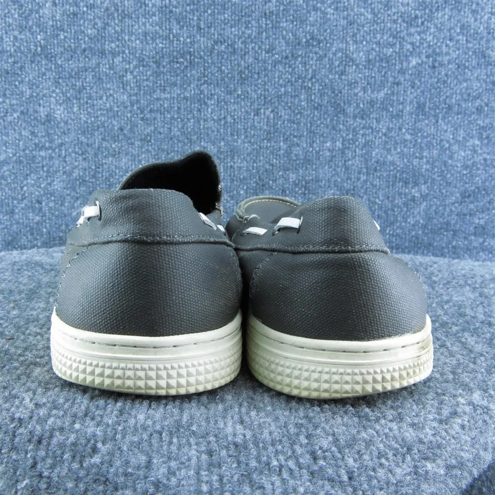 Kenneth Cole Reaction Ankir Men Boat Shoe Gray Fabric Slip On‎ Size 11 Medium